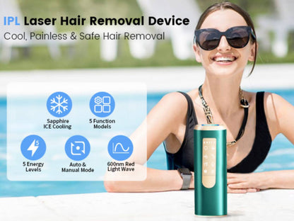IPL Laser Hair Removal Device for Women Men at Home