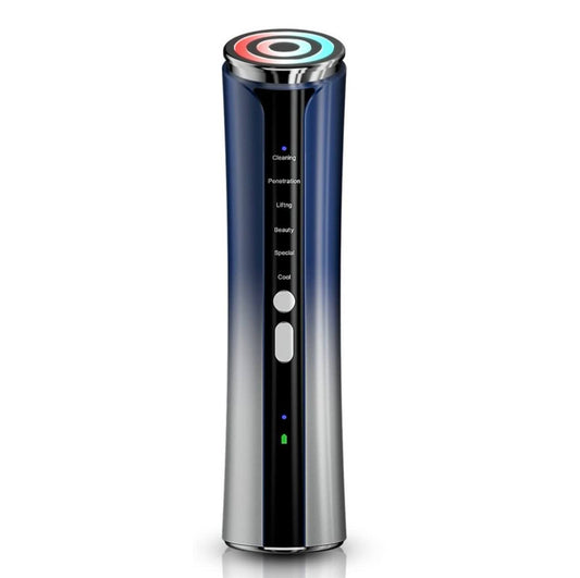6-in-1 Microcurrent Facial Device - Glow-Boosting Massager for Face Skin Rejuvenation